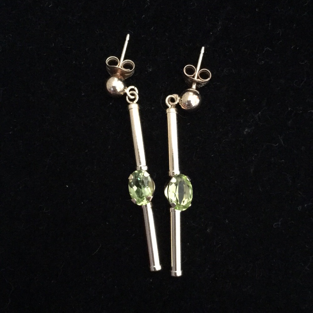 Peridot 14kg Earrings